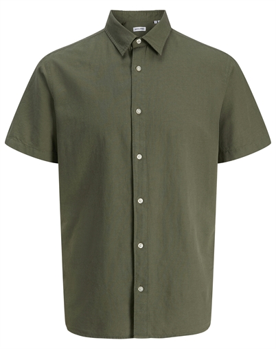Jack & Jones Junior - JJEBreeze Kurzarmhemd - Dusty Olive